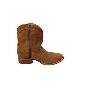 Freebird Henderson Mens 11 Brown Suede Leather Western Cowboy Boots Side Zip